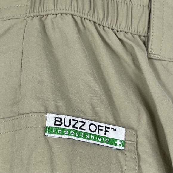 ExOfficio Pants Womens XL Tan Khaki Buzz Off Convertible to Shorts Hiking - Picture 6 of 16